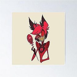 Alastor the Demon Hazbin Hotel Poster