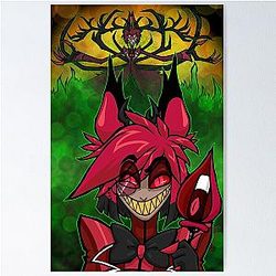 Alastor Hazbin Hotel Poster