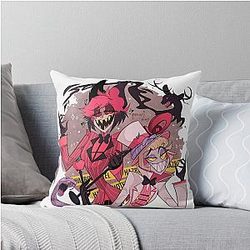 Alastor and Lucifer Throw Pillow