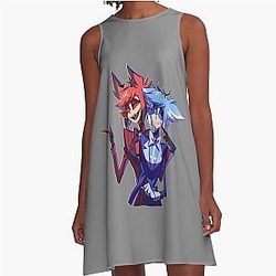 Alastor Hazbin Hotel A Line Dress