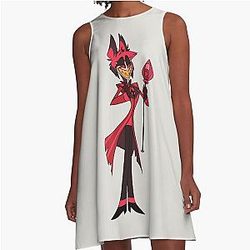 Alastor the Radio Demon Hazbin Hotel A-Line Dress