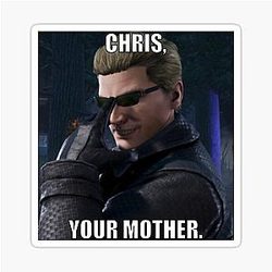 Albert Wesker Meme Sticker