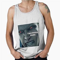 Albert Wesker I Have Mental Issues Tank Top
