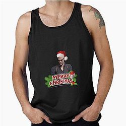 Merry Christmas Albert Wesker Resident Evil 4 Remake Tank Top