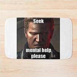 Albert Wesker seeks mental help at the bath