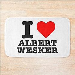 I Heart Albert Wesker Bath Mat