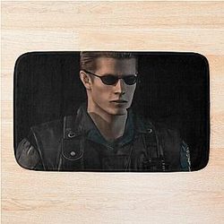 Baby Walker Zombie Man Meme Remake Albert Wesker RE1 Bath Mat