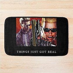 Duke Nukem and Albert Wesker Bath Mat