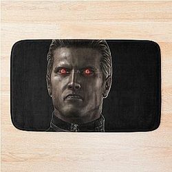Emo Zombie Man Red Eyed Rizz Albert Wesker RE5 Resident Evil Bath Mat