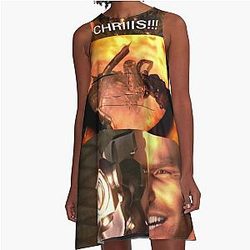 CHRISS Albert Wesker From Resident Evil 5 Meme A-Line Dress