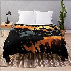 Albert Wesker Graffiti Throw Blanket