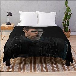 Baby Zombie Meme Romantic Albert Wesker RE1 Remake Throw Blanket
