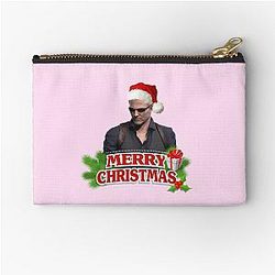 Merry Christmas Albert Wesker Resident Evil 4 Remake Zipper Pouch