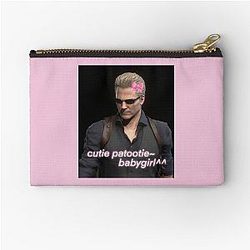 Cutie Albert Wesker babygirl resident evil 4 Zipper Pouch