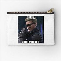 Albert Wesker Meme Zipper Pouch