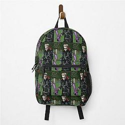 Albert Wesker From Resident Evil 5 In Minecraft Backpack