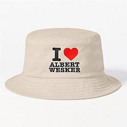 I Heart Albert Wesker Bucket Hat