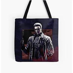 Albert Wesker Resident Evil Portrait Tote Bag