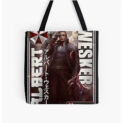 Resident Evil Albert Wesker Classic Retro Gaming Art Tote Bag