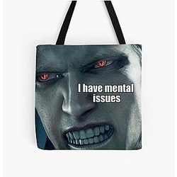 Albert Wesker Mental Issues All Over Print Tote Bag
