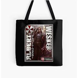 Resident Evil Albert Wesker Classic Retro Gaming Art Tote Bag