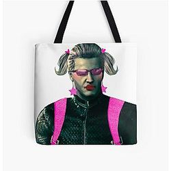Albert Wesker going to the Barbie movie All Over Print Tote Bag