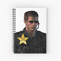 Albert Wesker Spiral Notebook