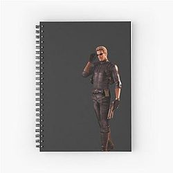 Portrait Albert Wesker from Resident Evil Notebook