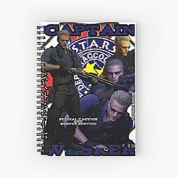 Captain Albert Wesker Spiral Notebook
