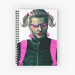 Albert Wesker going to the Barbie movie Notebook