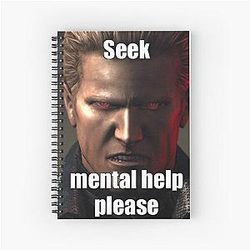 Albert Wesker seeks mental help in Spiral Notebook