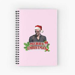 Merry Christmas Albert Wesker Resident Evil 4 Remake Spiral Notebook