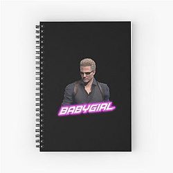 Babygirl Albert Wesker Resident Evil 4 Spiral Notebook