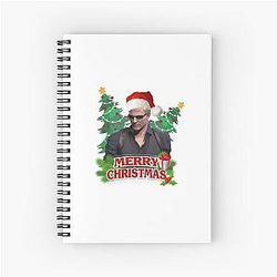 Merry Christmas Albert Wesker Resident Evil Spiral Notebook