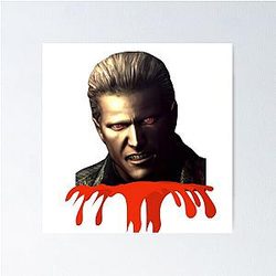 Albert Wesker Blood Poster