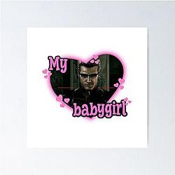 My baby Albert Wesker Resident Evil Poster