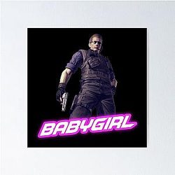Babygirl Albert Wesker from Resident Evil Poster