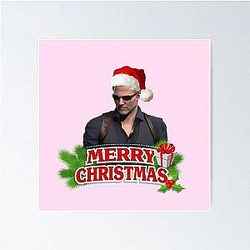 Merry Christmas Albert Wesker Resident Evil 4 Poster