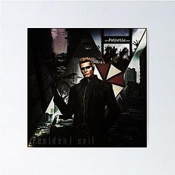 ALBERT WESKER RESIDENT EVIL DARK AESTHETIC Poster