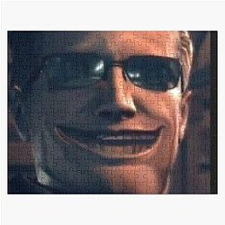 Zombie Man Meme Smile Romantic Albert Wesker RE5 Jigsaw Puzzle