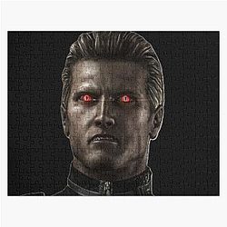 Emo Zombie Man Red Eyed Rizz Romantic Albert Wesker RE5 Resident Evil 5 Jigsaw Puzzle
