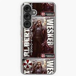 Resident Evil Albert Wesker Classic Retro Gaming Art Case for Samsung Galaxy