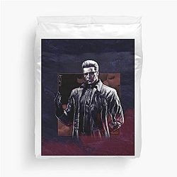 Albert Wesker Resident Evil Portrait Duvet Cover