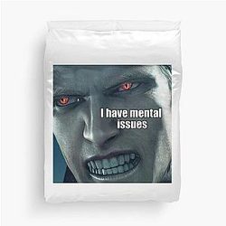 Albert Wesker I have issues Duvet Cover