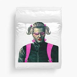 Albert Wesker Going to the Barbie Movie Duvet Cover