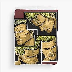 Faces of Albert Wesker Duvet Cover