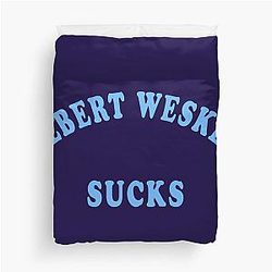 Albert Wesker Sucks Duvet Cover