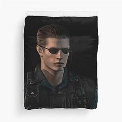 Baby Zombie Man Meme Albert Wesker RE1 Duvet Cover