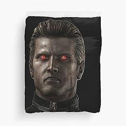 Emo Zombie Man Red Eyed Albert Wesker RE5 Resident Evil 5 Duvet Cover