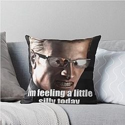 Silly Albert Throw Pillow